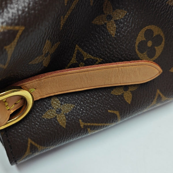 MONTAIGNE Monogram Coated Canvas Brown