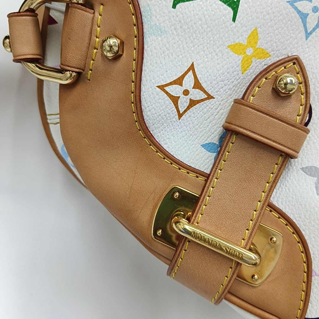 LV × TM CLAUDIA Monogram Coated Canvas White