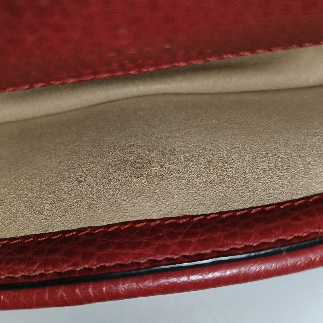 Dionysus Super Mini Calfskin Red