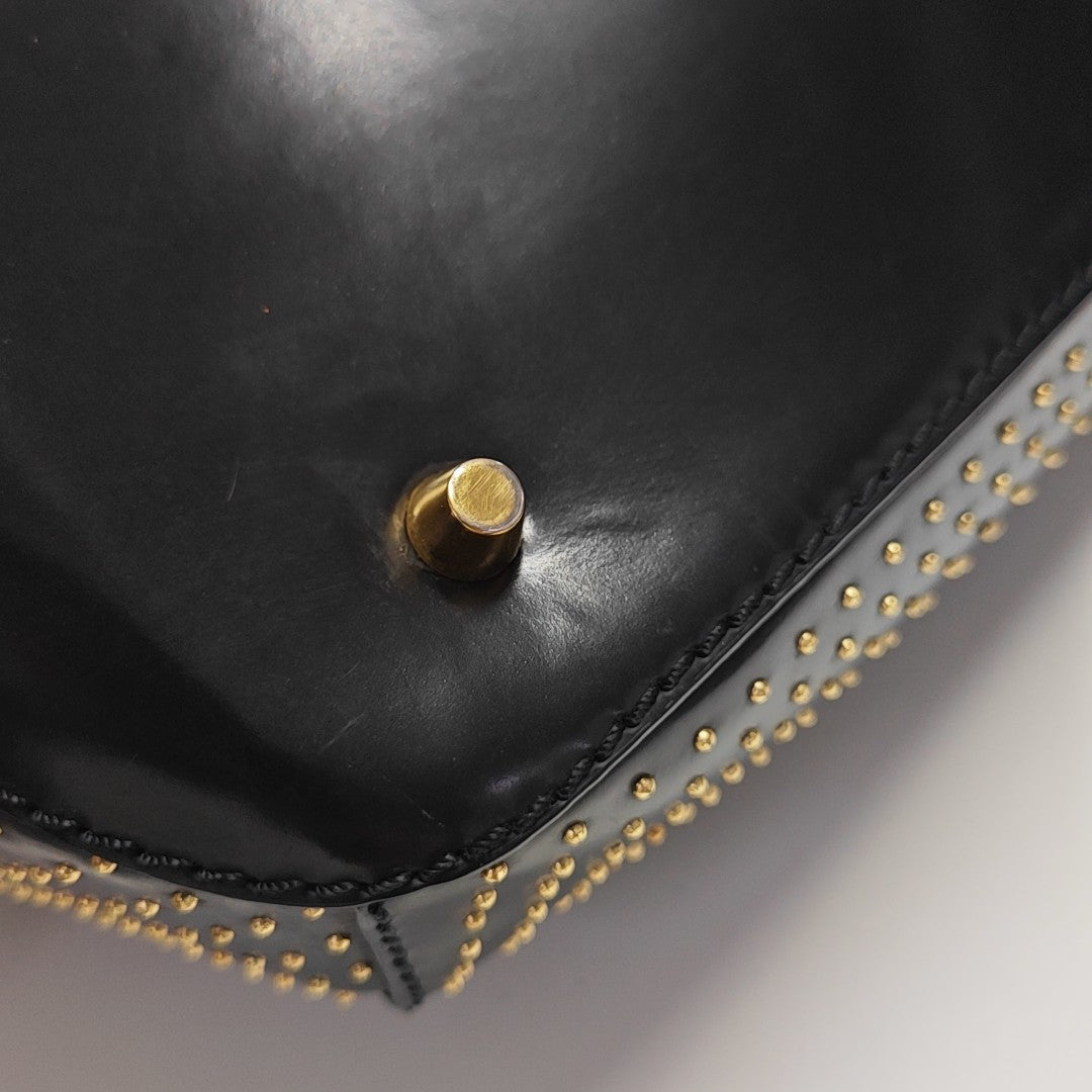 Calfskin Shoulder Bag Black