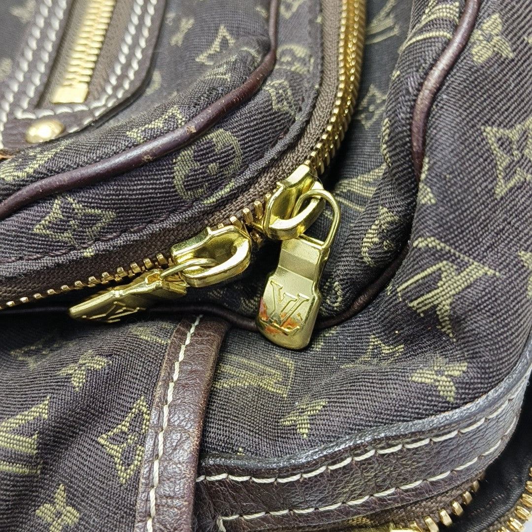 SAC A LANGER Monogram Canvas Brown