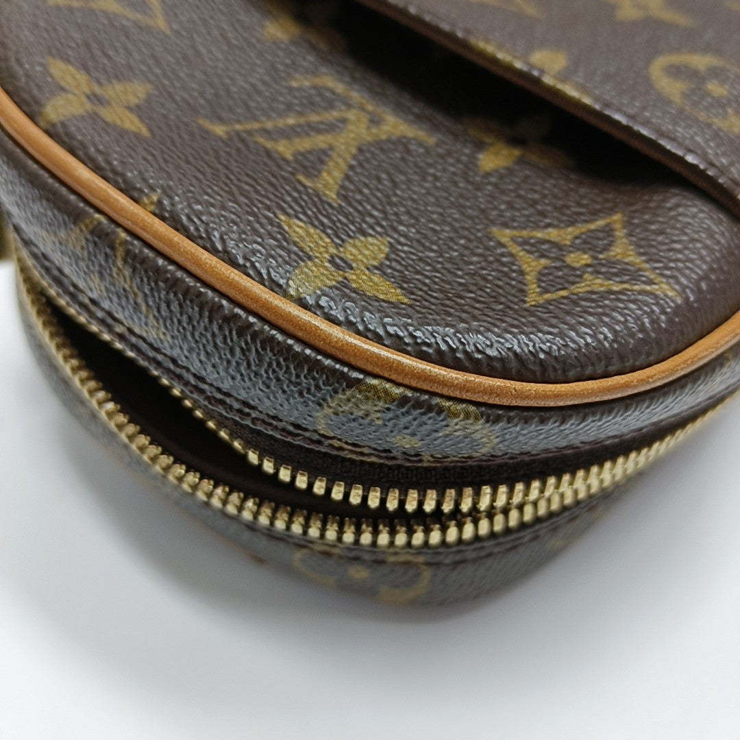 GANGE Monogram Coated Canvas Brown