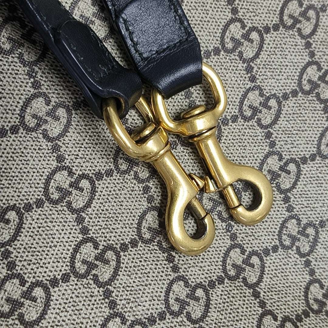 Monogram Coated Canvas Tote Bag Beige