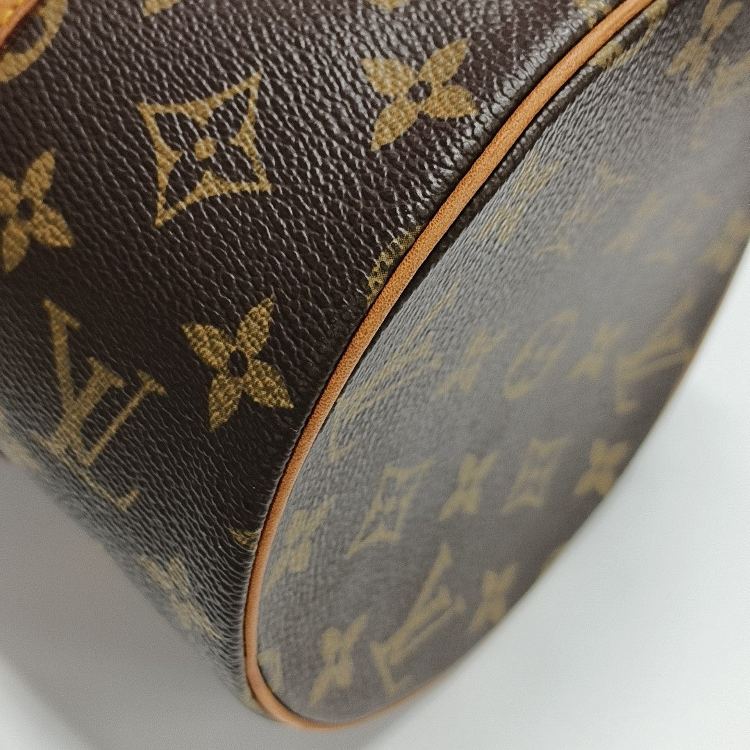 PAPILLON 30 Monogram Coated Canvas Brown