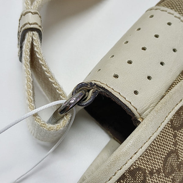 Monogram Canvas Shoulder Bag Black