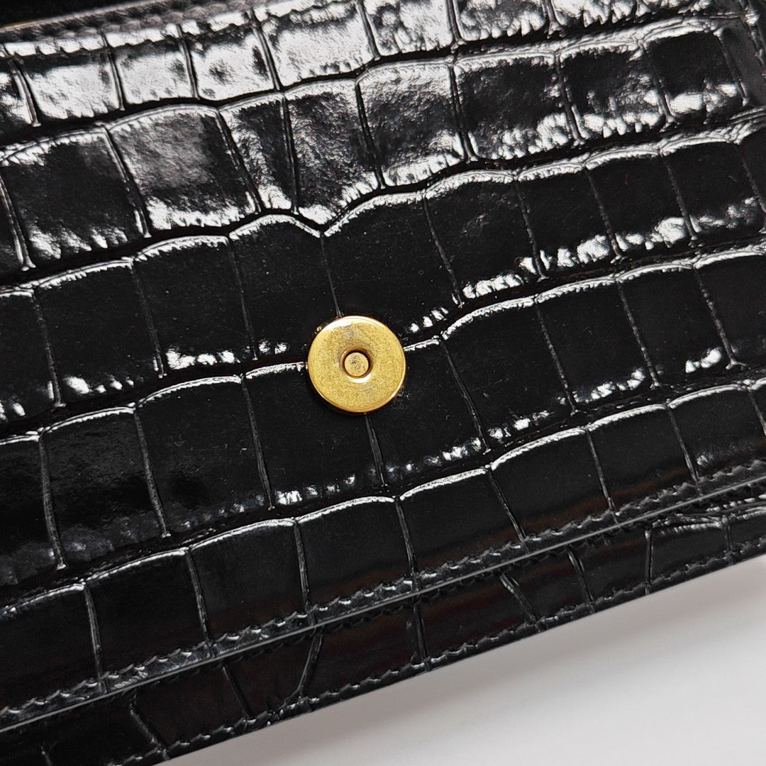 Sharp Calfskin Black