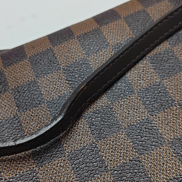 EVA Damier Ebene Coated Canvas Brown