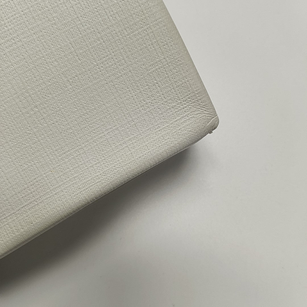 Shopping Bag Calfskin White