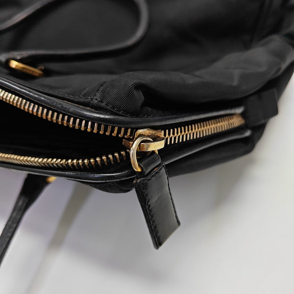 Nylon Tote Bag Black
