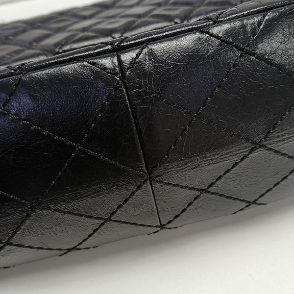 2.55 Maxi Quilted Calfskin Black