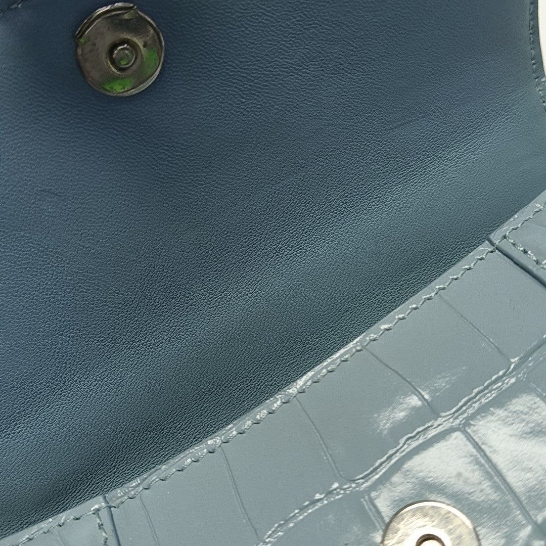 Hourglass Small Calfskin Blue