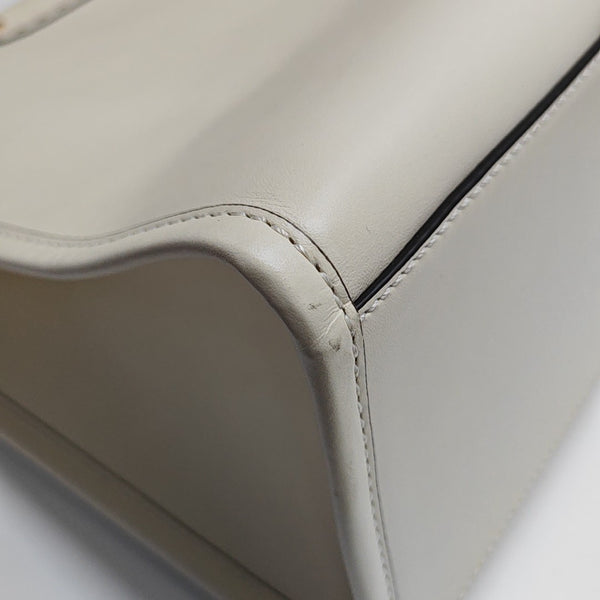 Sunshine Medium Calfskin White