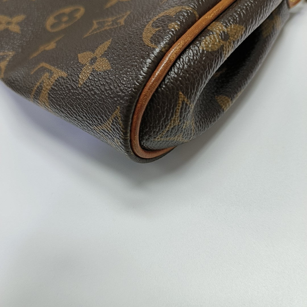 EVA Monogram Coated Canvas Brown