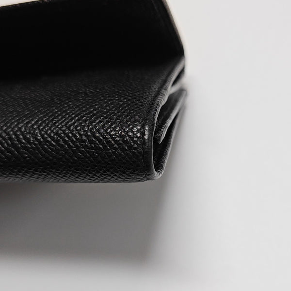 BVLGARI Calfskin Black Wallet