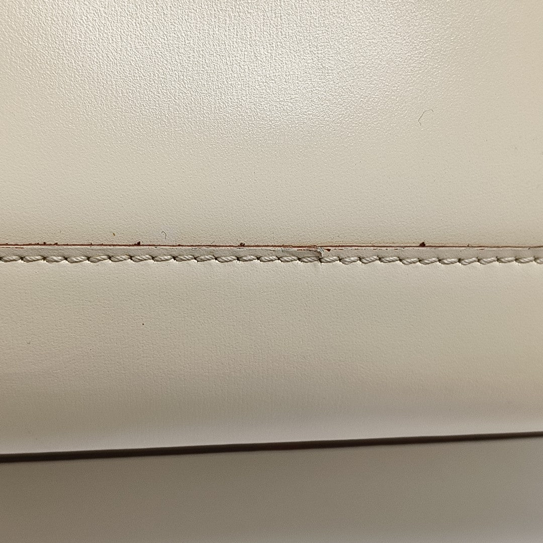 Calfskin Shoulder Bag Beige