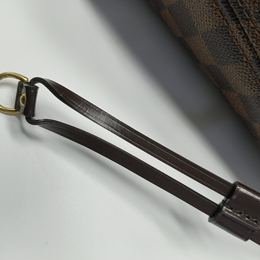 NEVERFULL MM Damier Ebene Coated Canvas Brown
