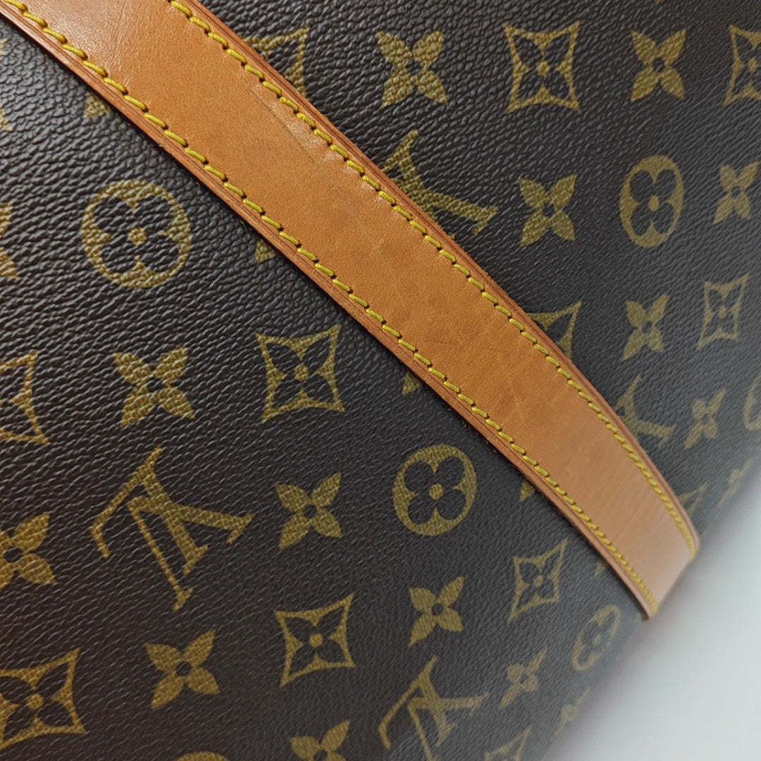 SAC SOUPLE 55 Monogram Coated Canvas Brown