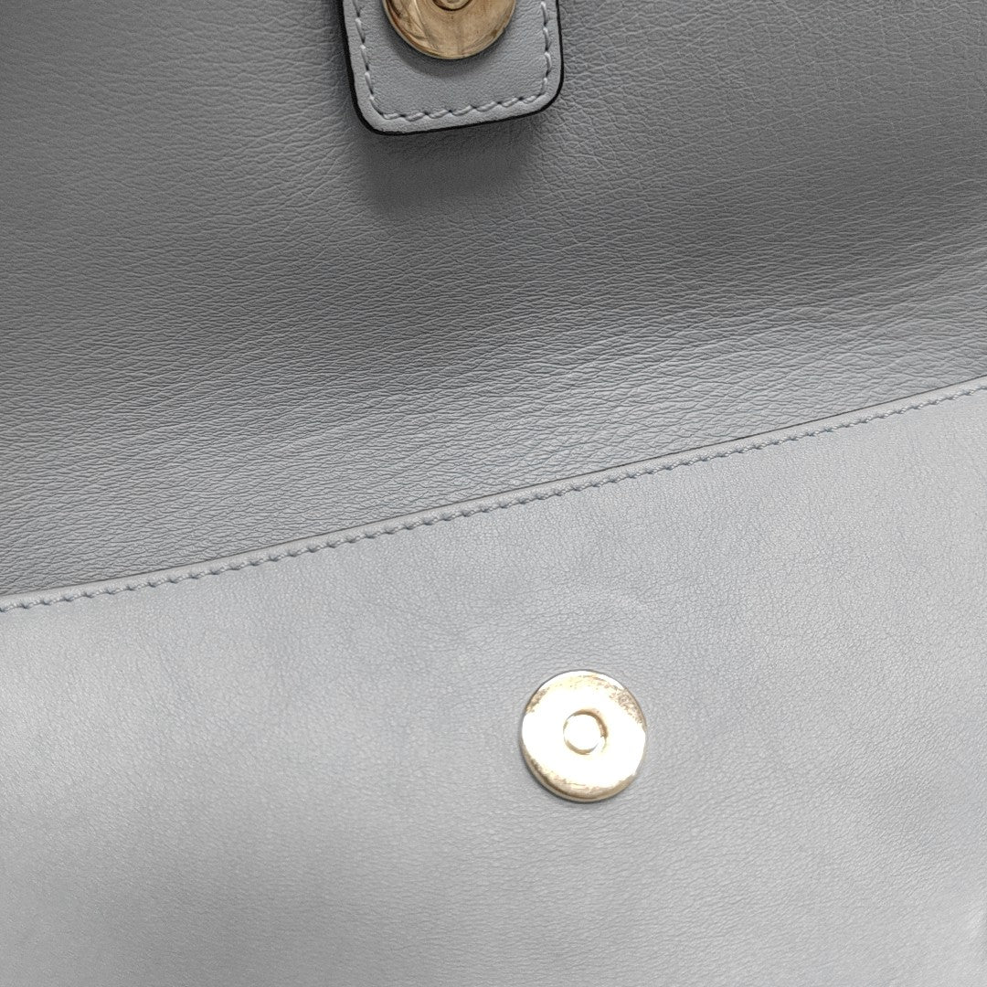 Faye Small Calfskin Blue