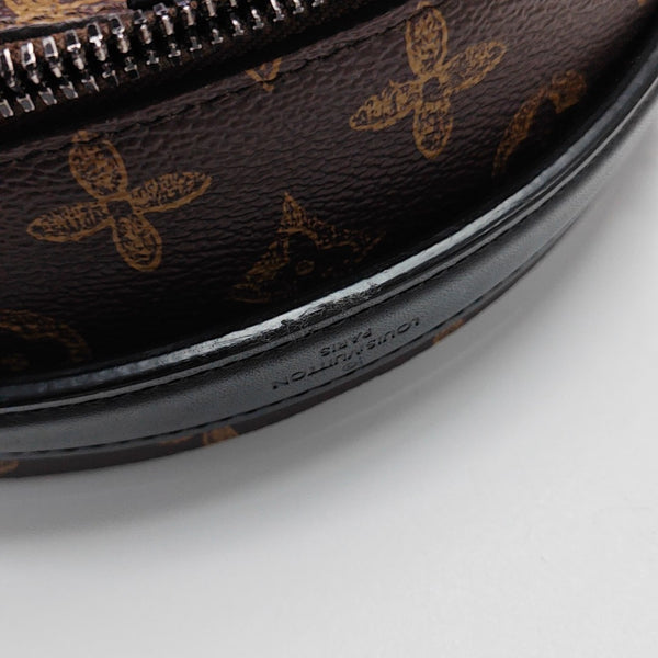 WHEEL BOX Monogram Coated Canvas Brown