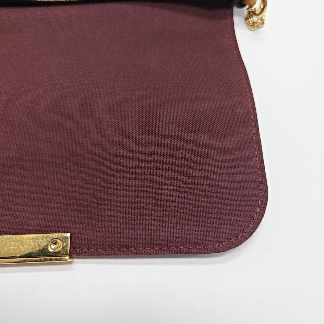 FAVORITE PM Coated Canvas Brown
