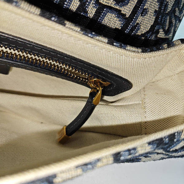 Saddle Mini Oblique Fabric Blue