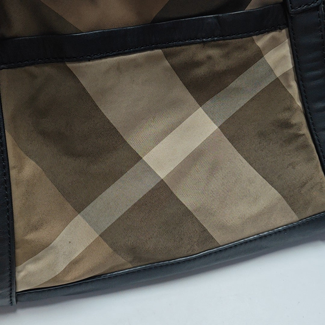 Nylon Shoulder Bag Brown