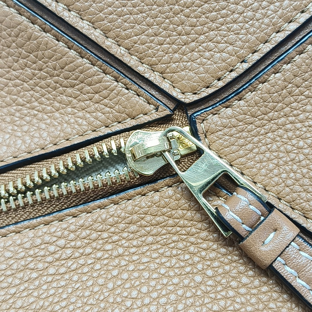 Puzzle Small Calfskin Brown