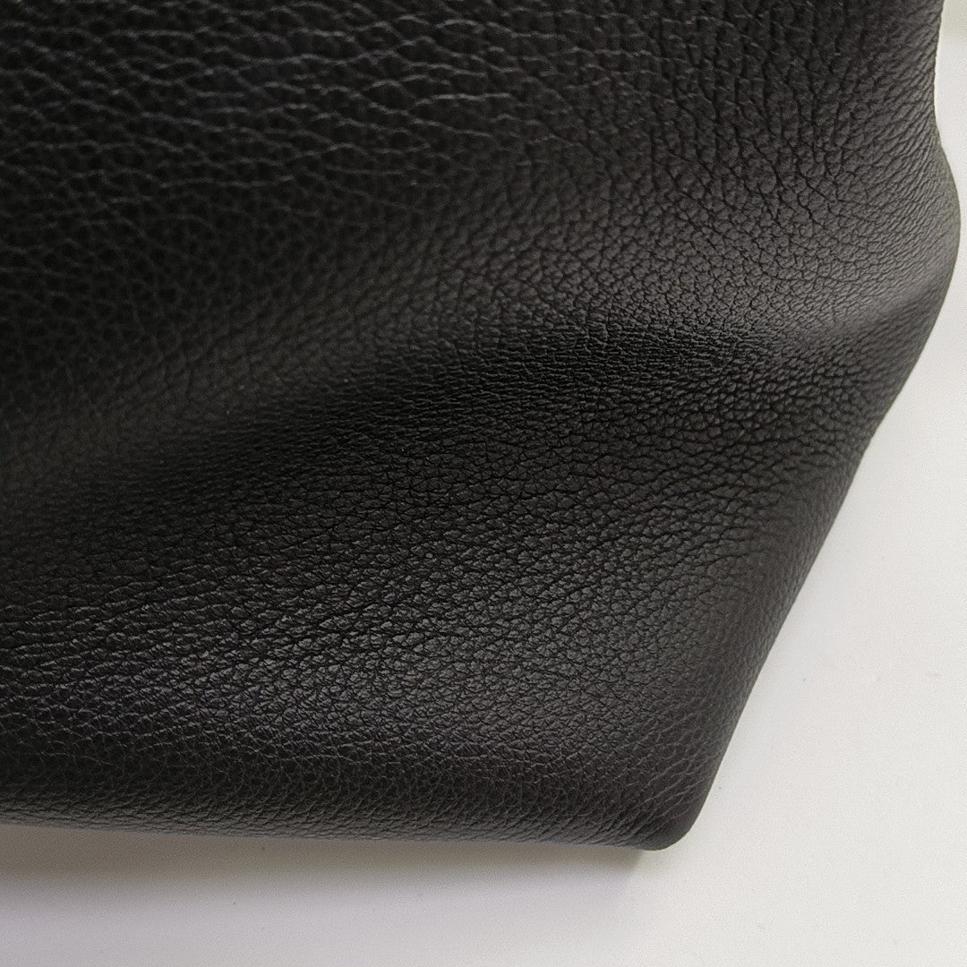 LOW KEY HOBO MM Monogram Calfskin Black