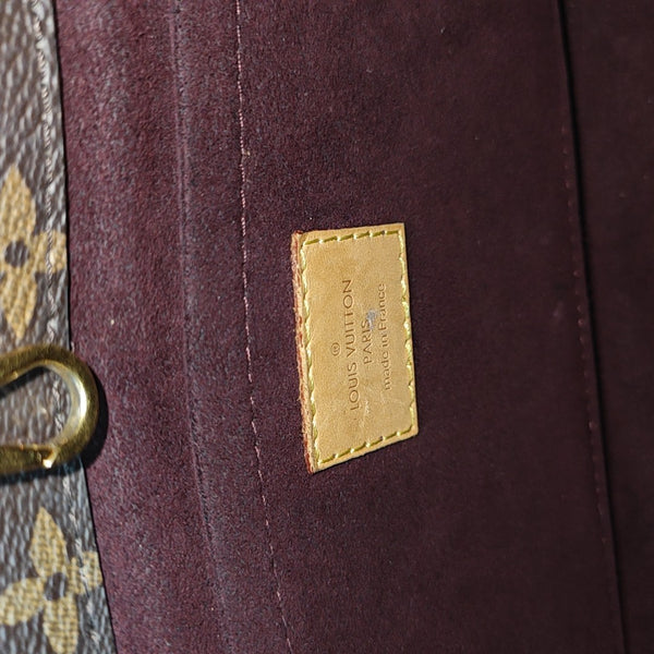 MONTAIGNE Monogram Coated Canvas Brown