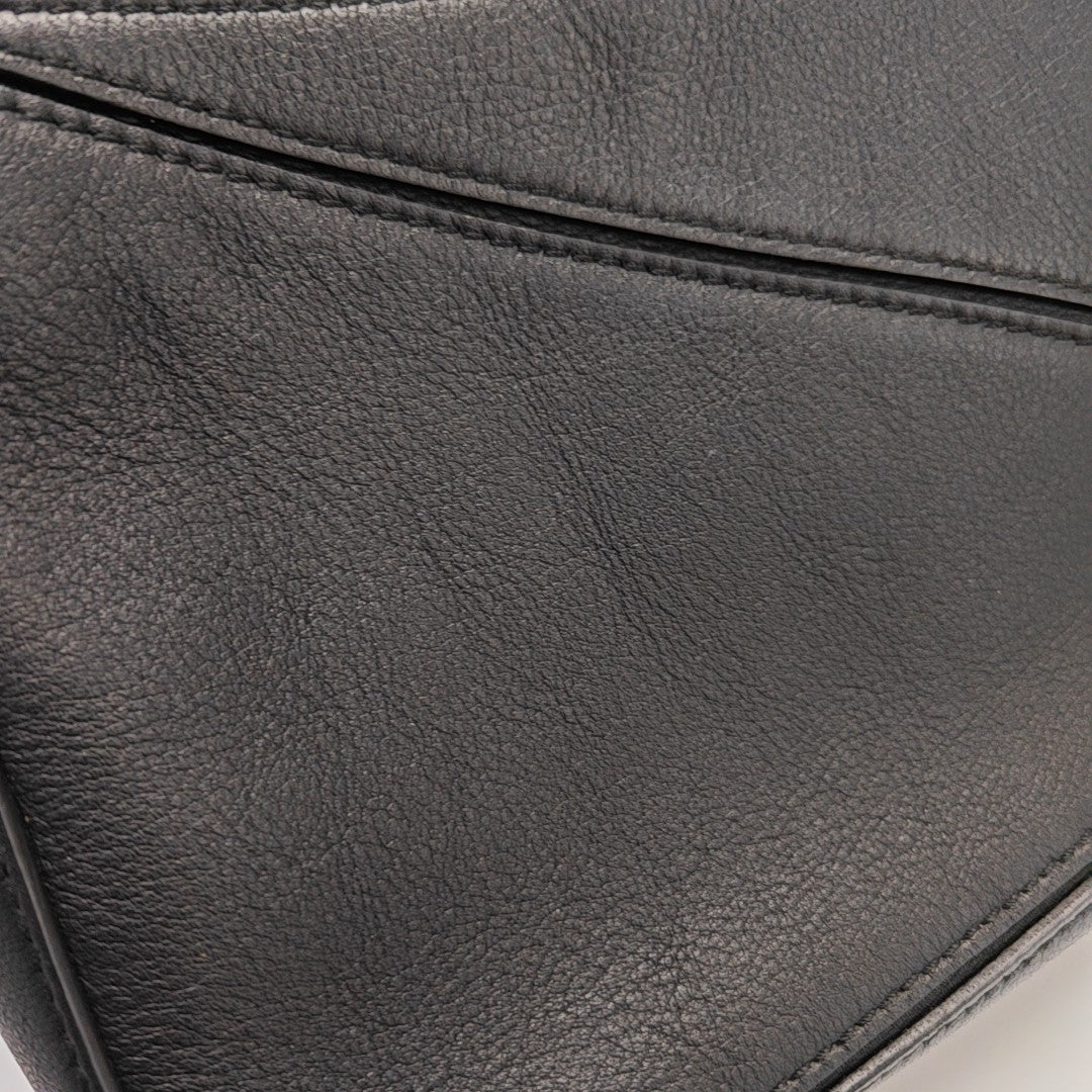 Puzzle Small Calfskin Black