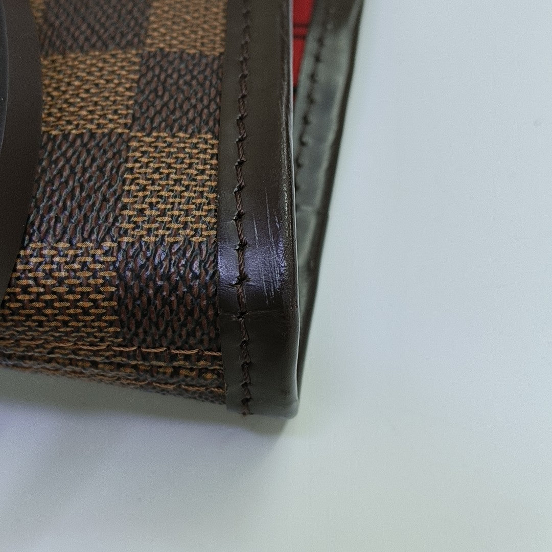 NEVERFULL MM Damier Ebene Coated Canvas Brown