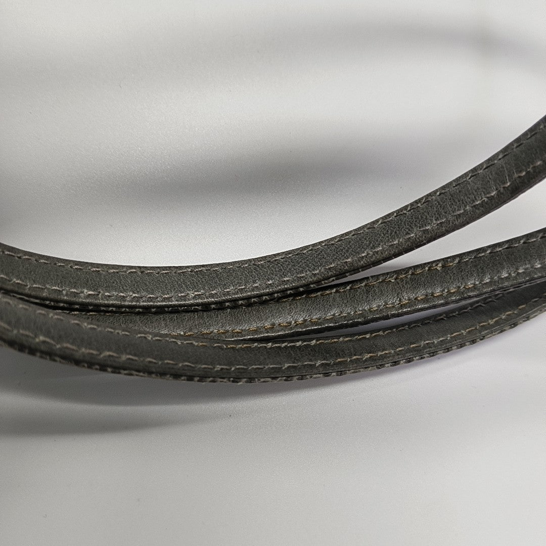 Calfskin Shoulder Bag Gray