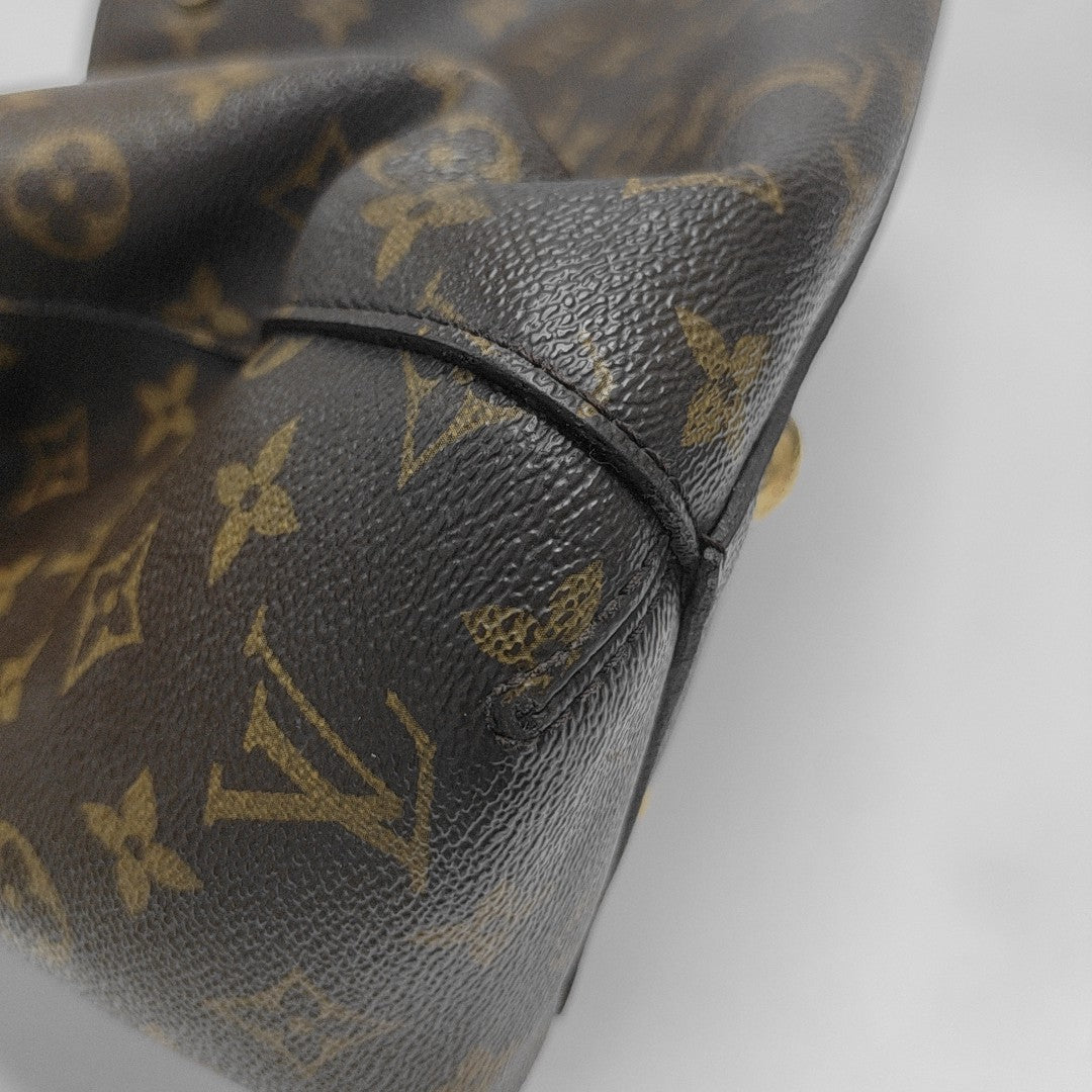 MONTAIGNE Monogram Coated Canvas Brown