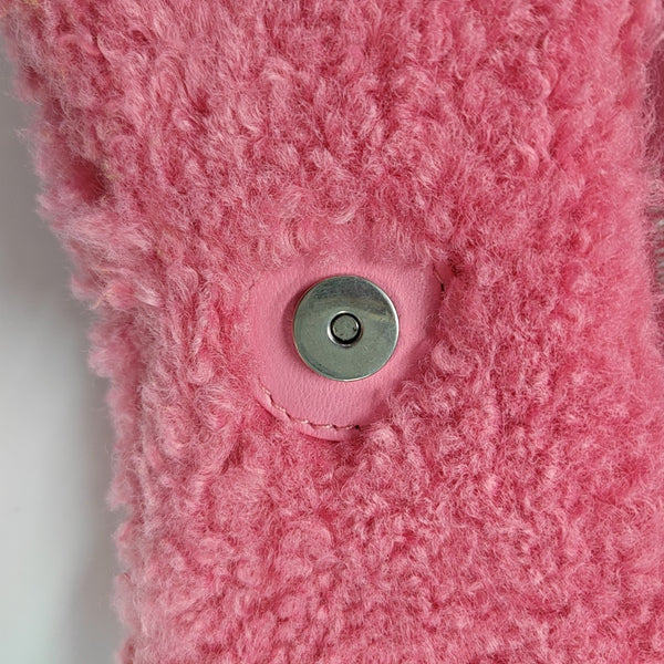 Hourglass Mini Sheepskin Pink