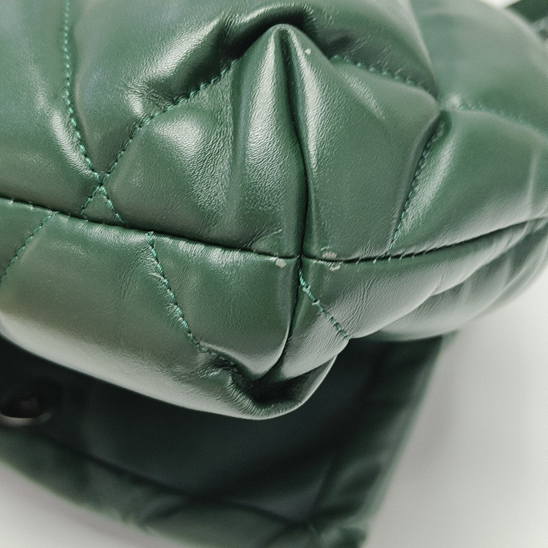 B. Quilted Calfskin Green