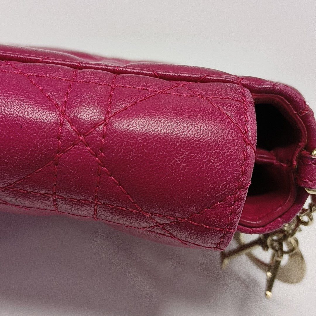 Cannage Lambskin Red