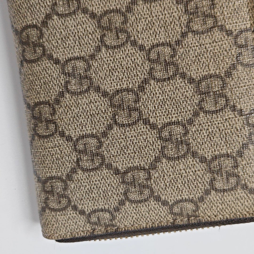 Monogram Coated Canvas Wallet Beige