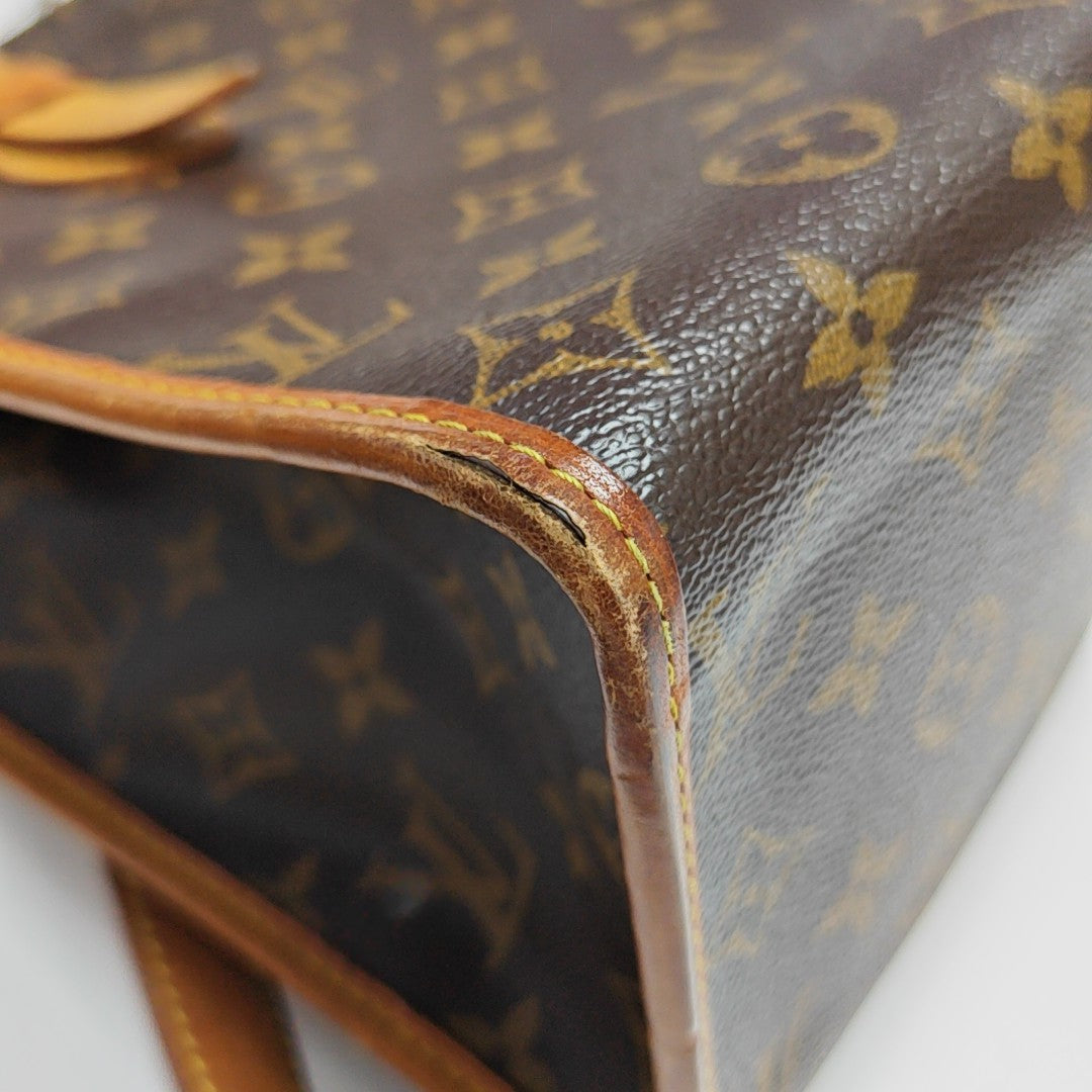 POPINCOURT Monogram Coated Canvas Brown