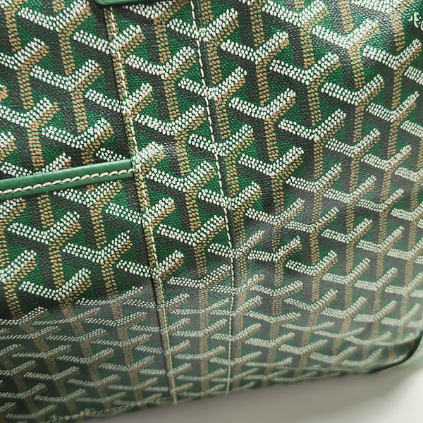 Bowling Coated Canvas Green
