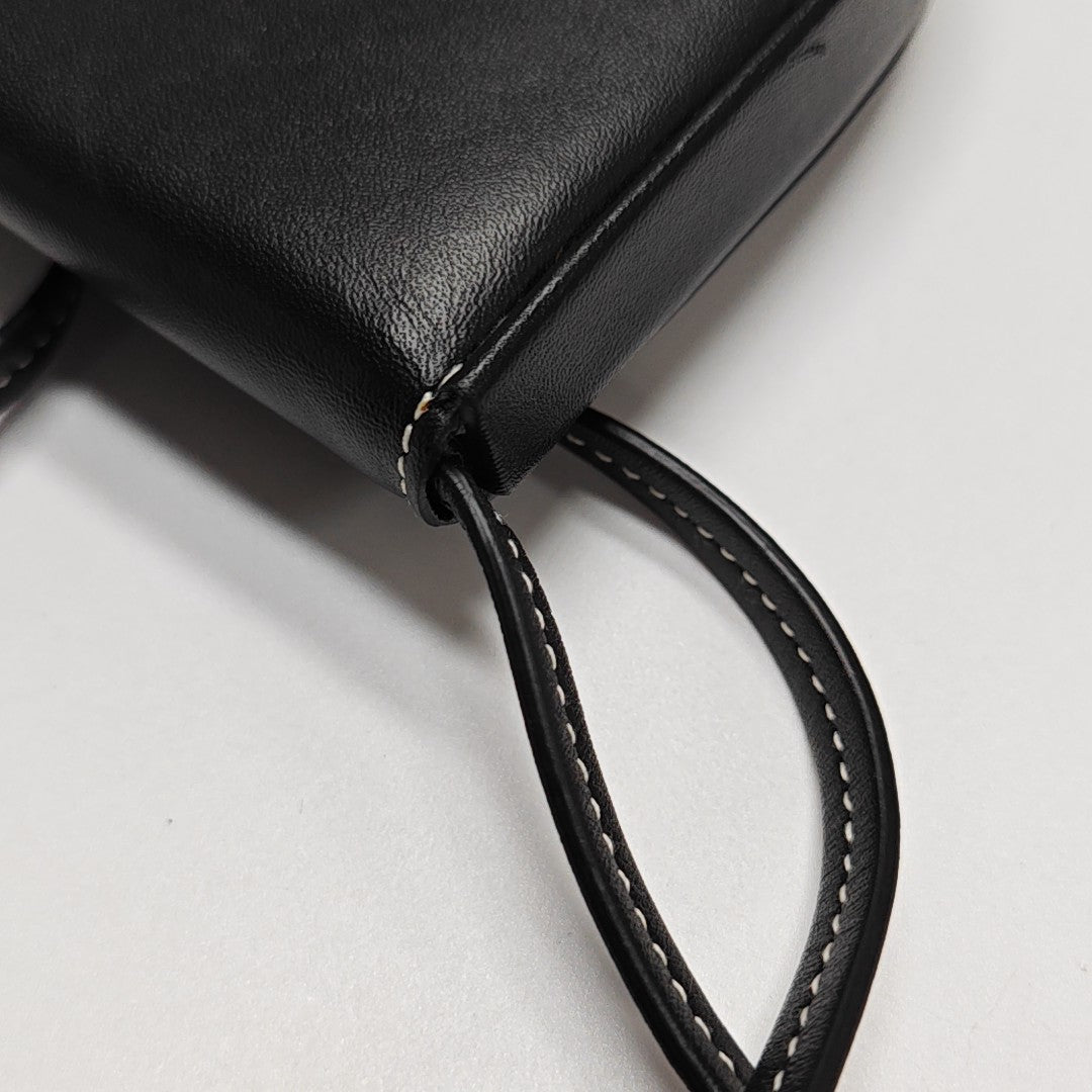 Heel Small Calfskin Black