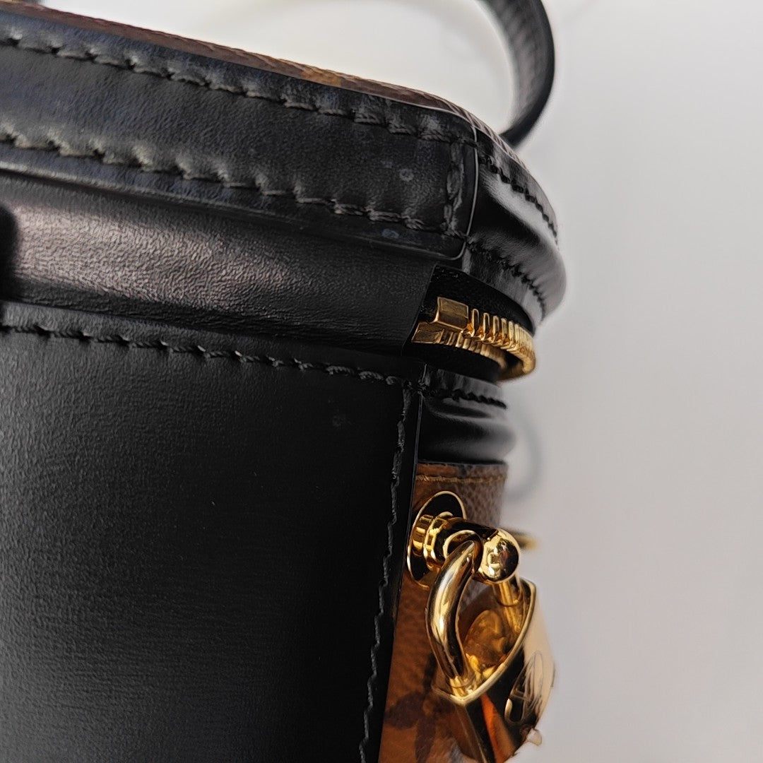 CANNES PM Monogram Coated Canvas Brown