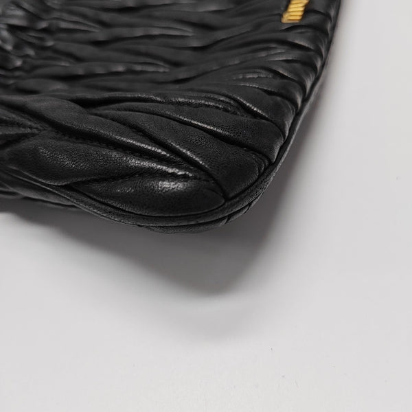 Lambskin Clutch Black