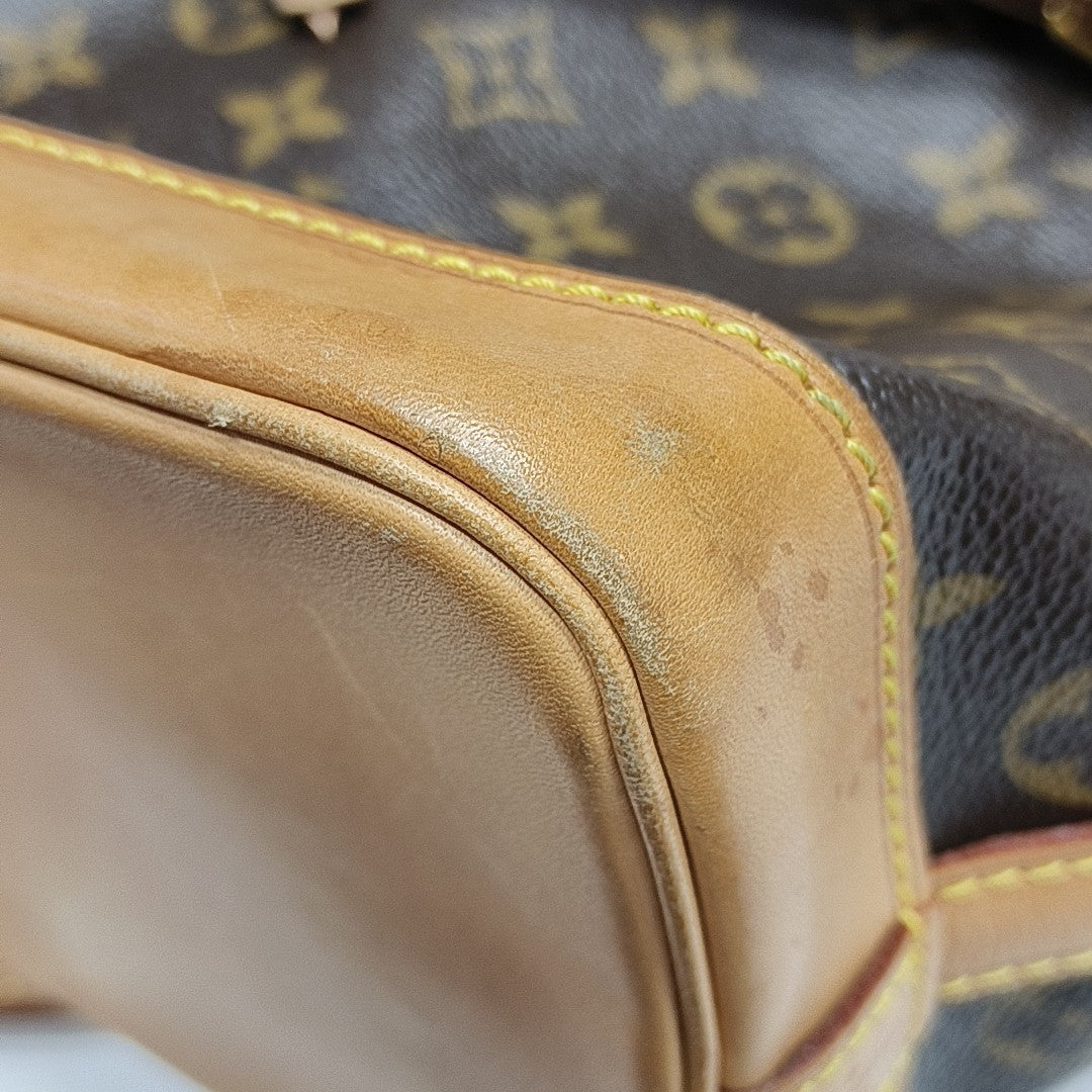 NOÉ BB Monogram Coated Canvas Brown