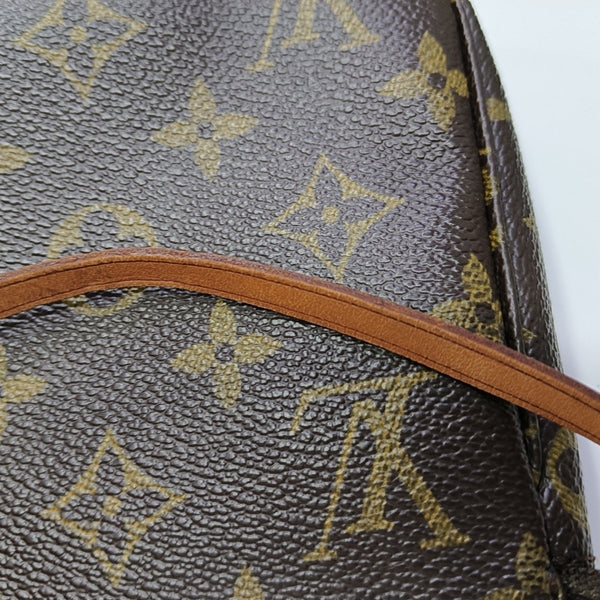 ACCESSOIRES Monogram Coated Canvas Brown