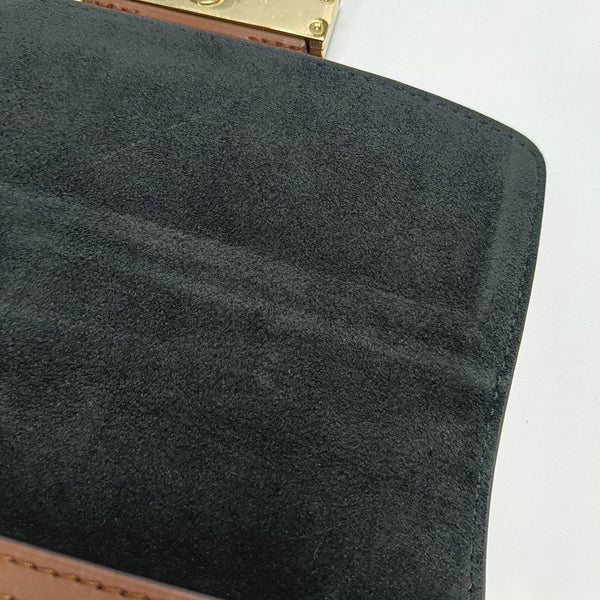 DAUPHINE Mini Monogram Coated Canvas Brown
