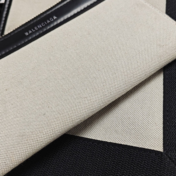 Navy Mini Canvas White