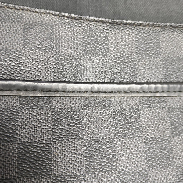 DANIEL Damier Graphite Coated Canvas Gray