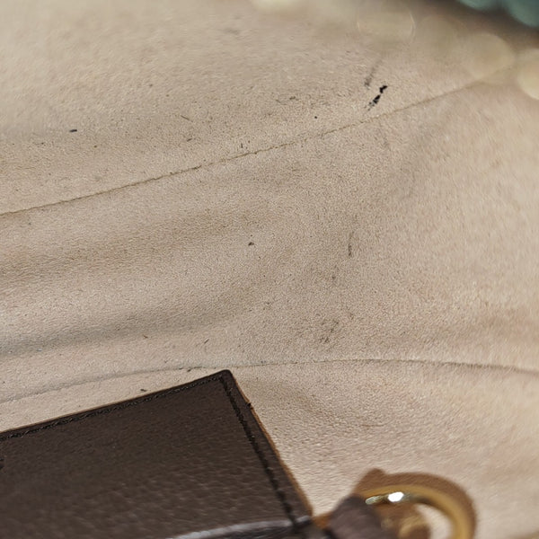 Ophidia Mini Monogram Coated Canvas Beige