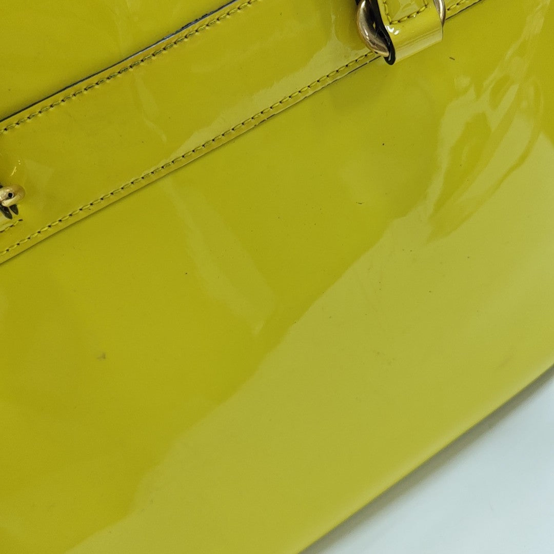 Bright Bit Patent Leather Yellow