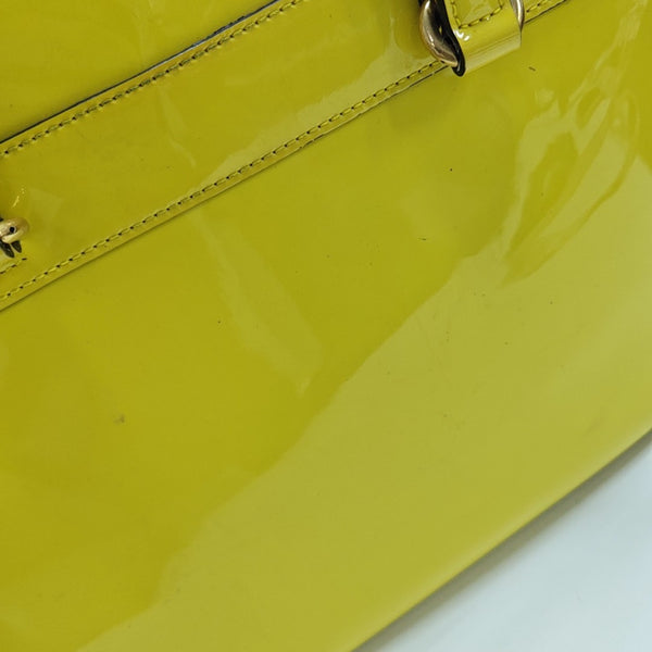 Bright Bit Patent Leather Yellow
